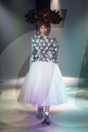 Défilé de mode "Noir by Kei Ninomiya" prêt à porter printemps / été 2025 lors de la fashion week à Paris (PFW)