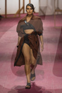 Défilé de mode "Hermès" prêt à porter printemps / été 2025 lors de la fashion week à Paris (PFW)