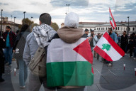 Torino - Fiaccolata in solidarietÃ  al popolo libanese