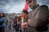 Torino - Fiaccolata in solidarietÃ  al popolo libanese