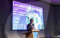 Tom Tugendhat MP Attends the Conservative Party Conference 2024, Birmingham, UK