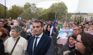 Rassemblement de soutien après le meurtre de Philippine à Paris