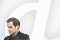 Roger Federer At UNIQLO Press Conference - Paris