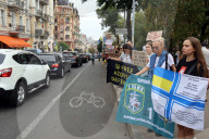 Kyiv rally for release of Azov fighters
