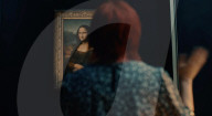 Lady Gaga enhances Mona Lisa's smile