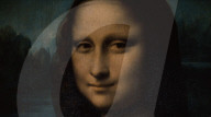 Lady Gaga enhances Mona Lisa's smile