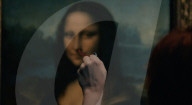 Lady Gaga enhances Mona Lisa's smile