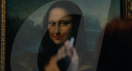 Lady Gaga enhances Mona Lisa's smile