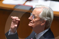 Discours de politique générale du nouveau Premier ministre Michel Barnier à l'Assemblée nationale à Paris