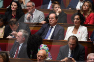 Discours de politique générale du nouveau Premier ministre Michel Barnier à l'Assemblée nationale à Paris