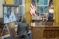 Biden and Harris meet with FEMA over Hurricane Helene disaster