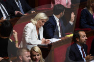 Discours de politique générale du nouveau Premier ministre Michel Barnier à l'Assemblée nationale à Paris
