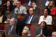Discours de politique générale du nouveau Premier ministre Michel Barnier à l'Assemblée nationale à Paris