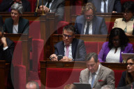 Discours de politique générale du nouveau Premier ministre Michel Barnier à l'Assemblée nationale à Paris