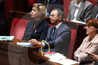 Discours de politique générale du nouveau Premier ministre Michel Barnier à l'Assemblée nationale à Paris