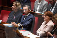 Discours de politique générale du nouveau Premier ministre Michel Barnier à l'Assemblée nationale à Paris