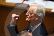 Discours de politique générale du nouveau Premier ministre Michel Barnier à l'Assemblée nationale à Paris