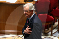 Discours de politique générale du nouveau Premier ministre Michel Barnier à l'Assemblée nationale à Paris
