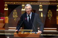 Discours de politique générale du nouveau Premier ministre Michel Barnier à l'Assemblée nationale à Paris
