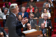 Discours de politique générale du nouveau Premier ministre Michel Barnier à l'Assemblée nationale à Paris
