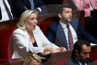 Discours de politique générale du nouveau Premier ministre Michel Barnier à l'Assemblée nationale à Paris