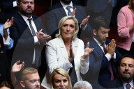 Discours de politique générale du nouveau Premier ministre Michel Barnier à l'Assemblée nationale à Paris