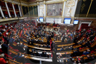 Discours de politique générale du nouveau Premier ministre Michel Barnier à l'Assemblée nationale à Paris
