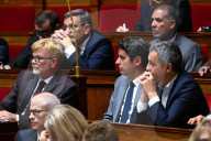 Discours de politique générale du nouveau Premier ministre Michel Barnier à l'Assemblée nationale à Paris