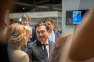 Barcelona - The Foreign Minister Albares visits Barcelona