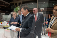 Barcelona - The Foreign Minister Albares visits Barcelona