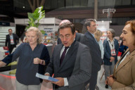Barcelona - The Foreign Minister Albares visits Barcelona