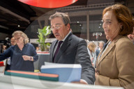 Barcelona - The Foreign Minister Albares visits Barcelona