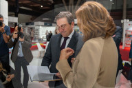 Barcelona - The Foreign Minister Albares visits Barcelona