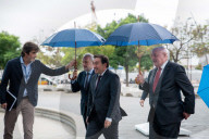 Barcelona - The Foreign Minister Albares visits Barcelona