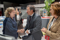 Barcelona - The Foreign Minister Albares visits Barcelona