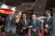 Barcelona - The Foreign Minister Albares visits Barcelona