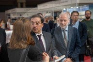 Barcelona - The Foreign Minister Albares visits Barcelona