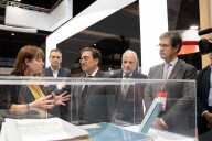 Barcelona - The Foreign Minister Albares visits Barcelona