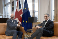 Prime Minister Keir Starmer meets Charles Michel
