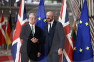 Prime Minister Keir Starmer meets Charles Michel