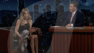 Jennifer Aniston dans le talk-show Jimmy Kimmel Live !