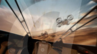 Modular spectator and team terminal for flying car racing