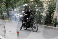 Femen activists protest Iran and its dark alliance with Russia