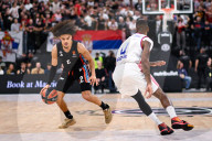 Match de basketball Euroleague opposant Paris Basket à l'Etoile Rouge Belgrade (77-80) à l'Adidas Arena de Paris