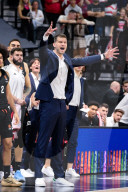 Match de basketball Euroleague opposant Paris Basket à l'Etoile Rouge Belgrade (77-80) à l'Adidas Arena de Paris