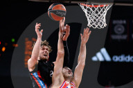 Match de basketball Euroleague opposant Paris Basket à l'Etoile Rouge Belgrade (77-80) à l'Adidas Arena de Paris
