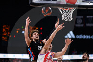 Match de basketball Euroleague opposant Paris Basket à l'Etoile Rouge Belgrade (77-80) à l'Adidas Arena de Paris