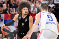 Match de basketball Euroleague opposant Paris Basket à l'Etoile Rouge Belgrade (77-80) à l'Adidas Arena de Paris