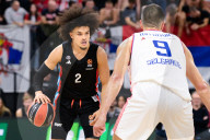 Match de basketball Euroleague opposant Paris Basket à l'Etoile Rouge Belgrade (77-80) à l'Adidas Arena de Paris
