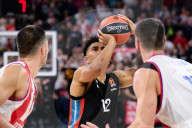 Match de basketball Euroleague opposant Paris Basket à l'Etoile Rouge Belgrade (77-80) à l'Adidas Arena de Paris